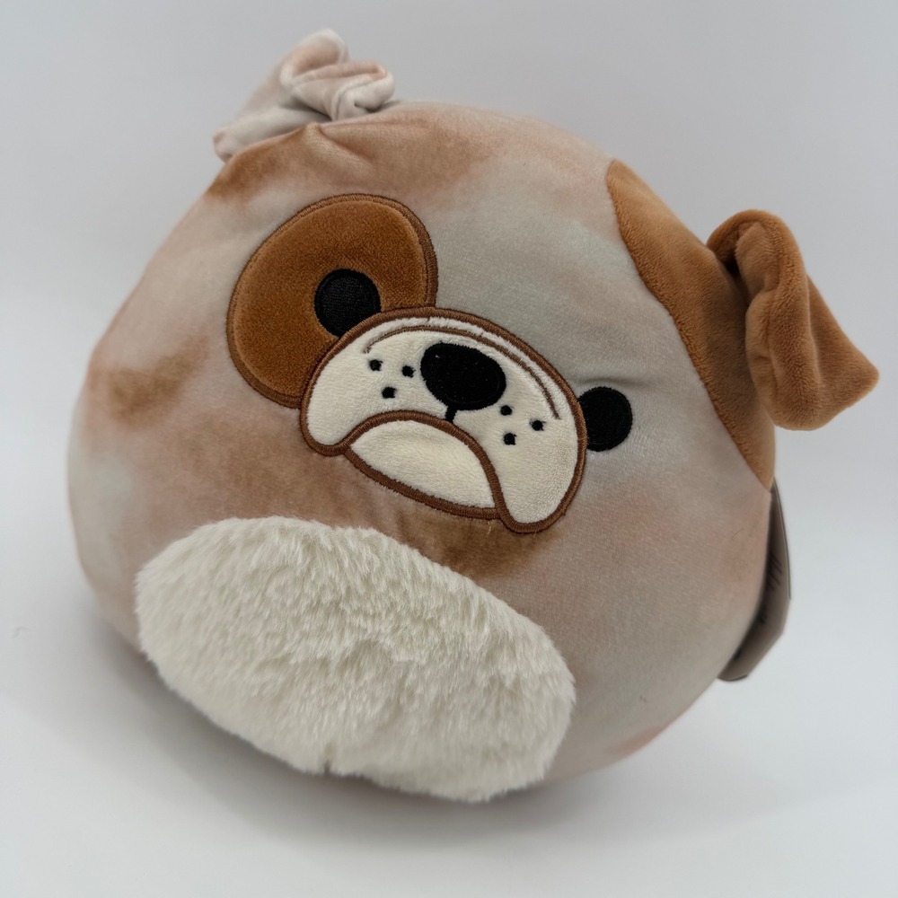 Squishmallows‎ Bronk the Bulldog Plush Toy 8 inch Dog Stuffed Animal